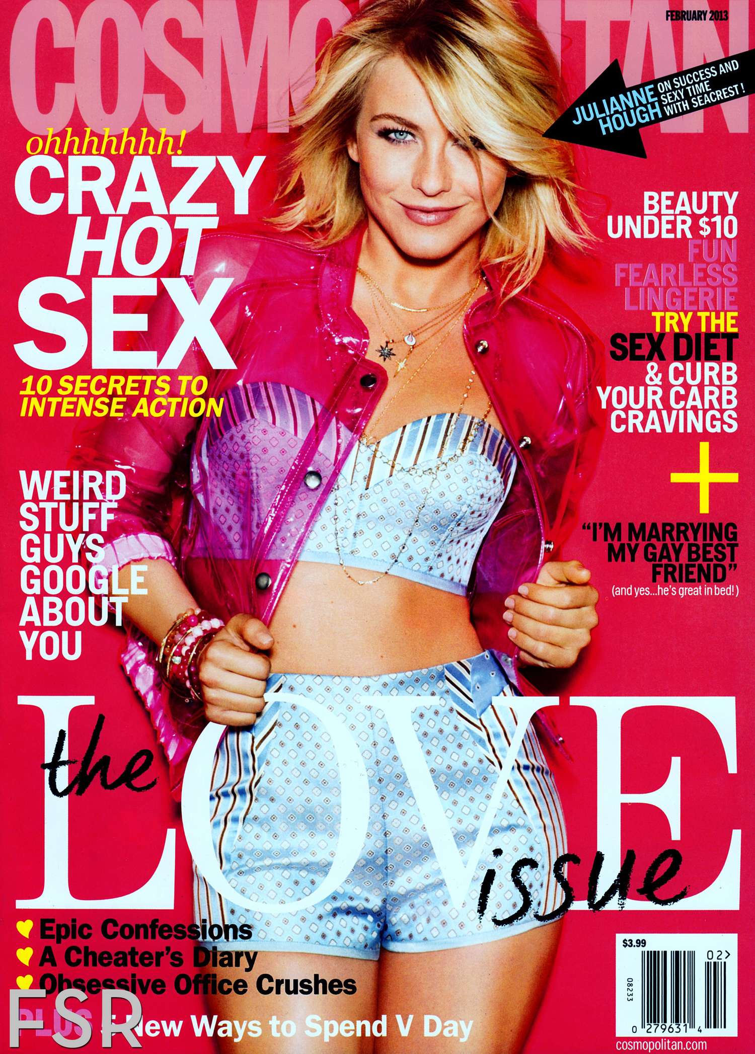 Julianne Hough - Cosmopolitan magazine Cover (Feb 2013)